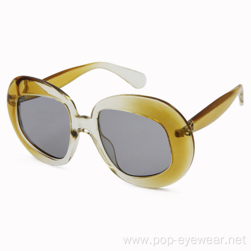 Goggles Sunglasses Women Men Retro Oval